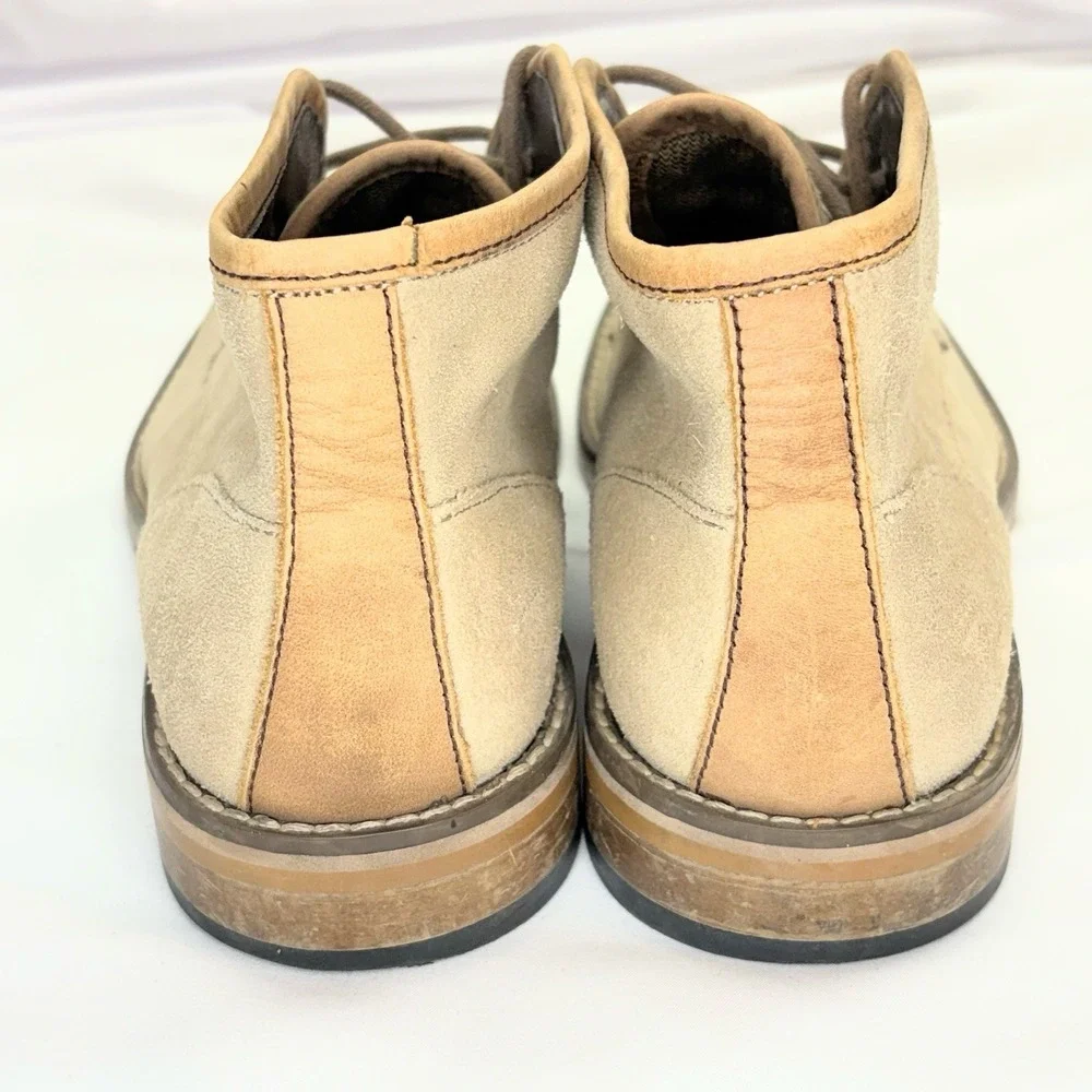 Wolverine 1883 Chukka‎ Boots Mens Size 7.5 Beige Light Brown Suede Leather